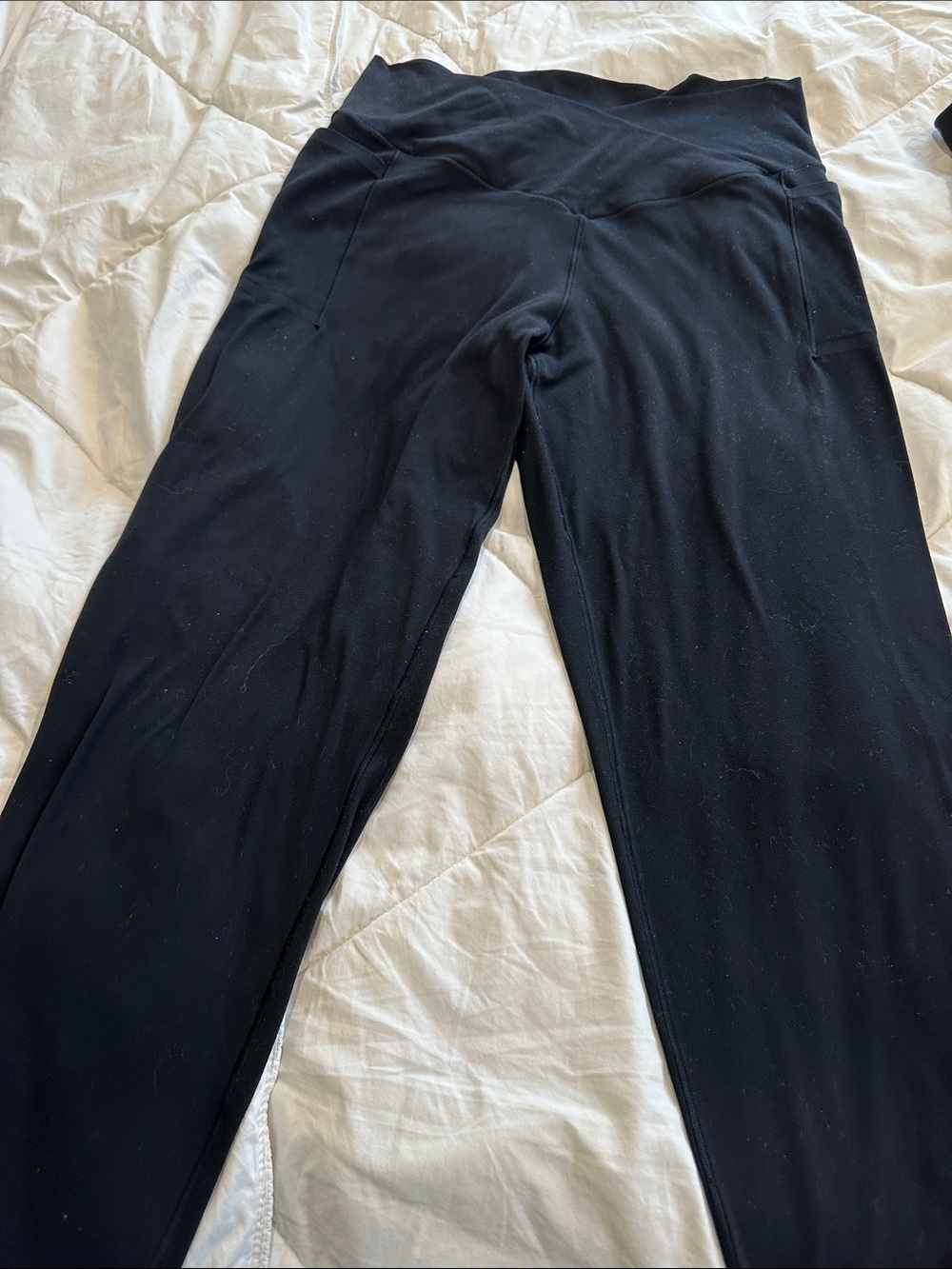Women’s Black Athletic Pants - Stretch Performance